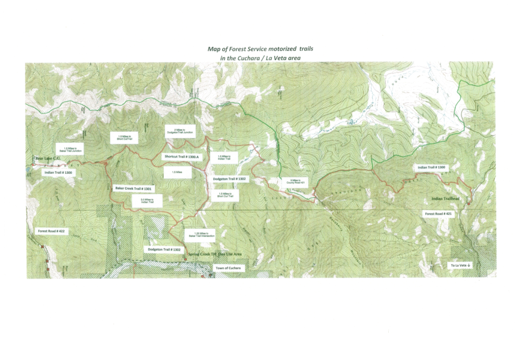 Shortcut Trail 1300A La Veta Trails